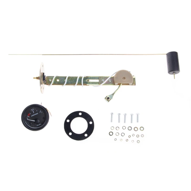 

52mm Meter w/ Fuel Sensor E-1/2-F Pointer 12V Universal Car Fuel Level Gauge New