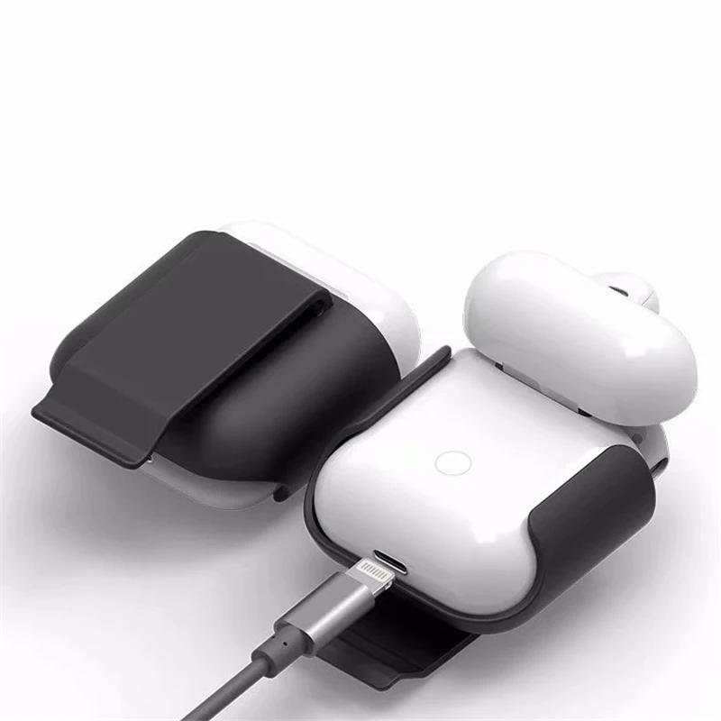 VETOMEET крючок дизайн Bluetooth беспроводные наушники чехол для AirPods простой стильный