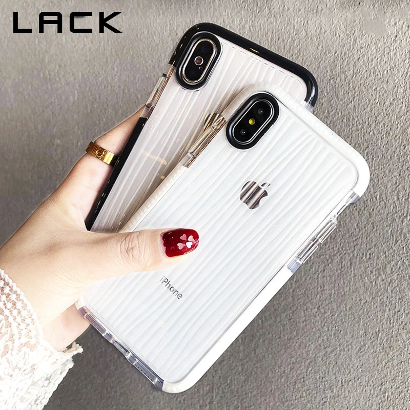 

LACK Fashion Soft Transparent Phone Case For iphone X Case For iphone 6 6S 7 8 Plus Back Cover Cassics Black White Couples Cases