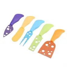 Растительное Инструмент для фруктов столовые приборы для сыра 5 шт./компл. из нержавеющей стали сырный ножи пицца пирог формочка для десерта Ножи хлебобулочные режущего инструмента