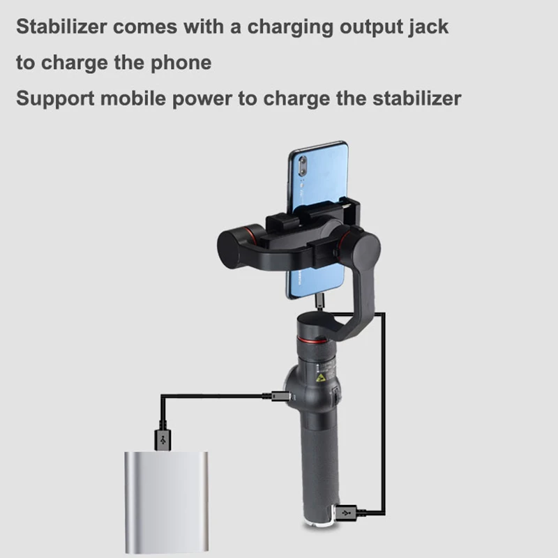  AFI V5 3-Axis Handheld Smartphone Gimbal Phone Stabilizer for iPhone 11 11Plus XS X 8Plus 8 7P 6S S