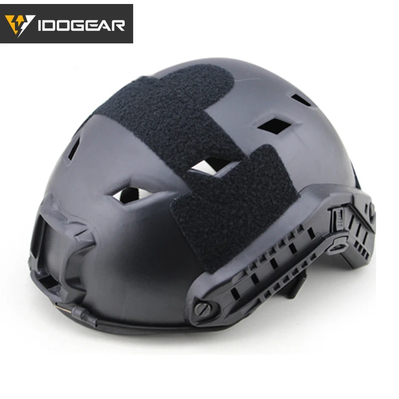 IDOGEAR Airsoft Helmet FAST Helmet BJ Type Advanced Adjustment w/ Side Rail Camo 