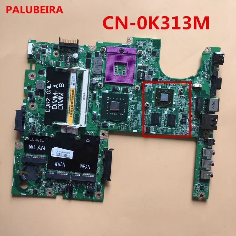 

PALUBEIRA FREE SHIPPING For Dell Studio 1555 Laptop Motherboard CN-0K313M 0K313M K313M 100% Tested Work Perfect