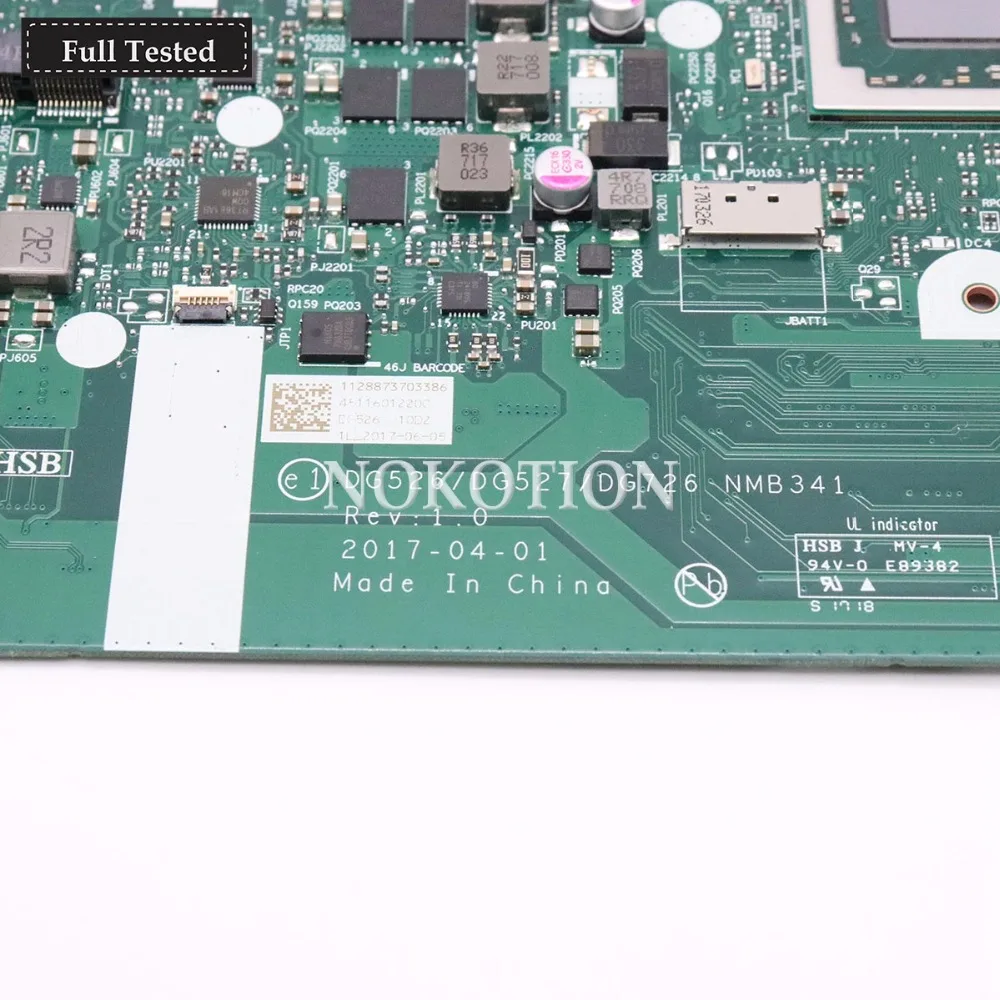 Seller  NOKOTION 5B20P11116 Main board For Lenovo IdeaPad 320-15ABR Laptop Motherboard A12-9720P CPU DG526 