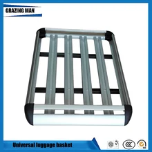 Рама на крышу автомобиля, алюминиевый багажник на крышу, универсальная корзина на крышу, дорожная рама, двухслойный багажный ящик 127*90 см