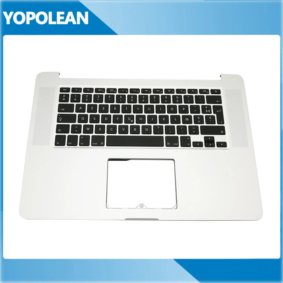 AZERTY макет полный Новый Topcase Для Apple MacBook Pro 15 &quotRetina A1398 Palmrest Top case с французской