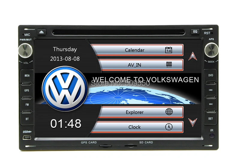Excellent 2din 7"screen VW RCD 200 Car DVD with GPS Navigation for VW OLD JETTA PASSAT B5 /GOLF4 /POLO / Caddy/ Sharan Transporter T5 4