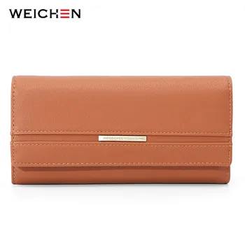 

WEICHEN Women Wallets independent Card Holder Ladies Purse Cell Phone Pocket Long Clutch Wallet Female Purse Larger Capacity NEW