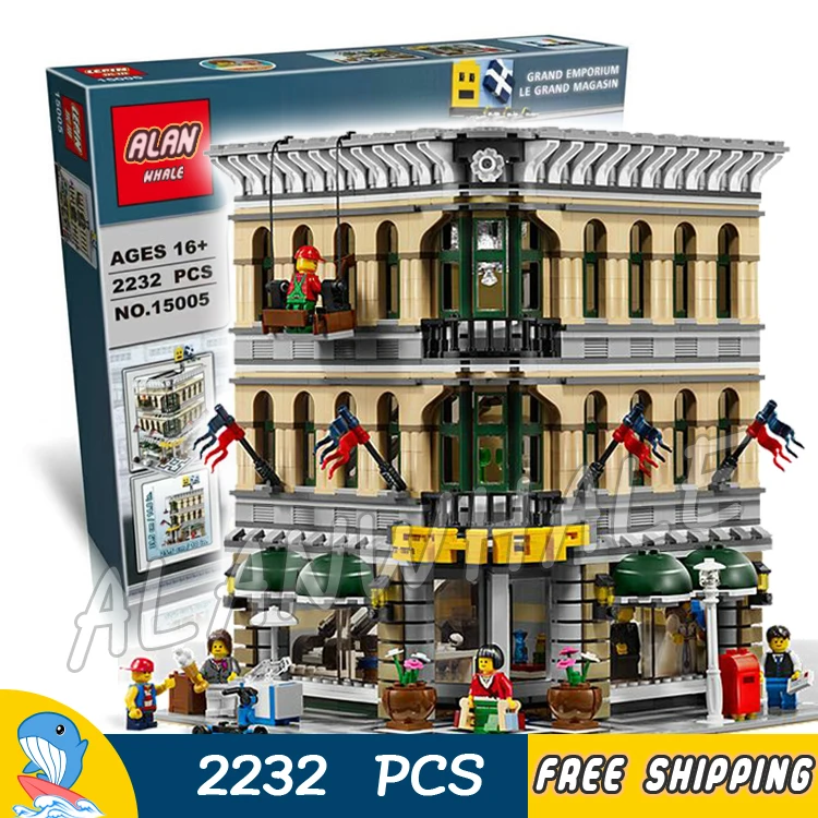 

2182pcs Creator Expert Grand Emporium Construct Collection 30004 Model Modular Building Blocks Toys Bricks Compatible with Lego