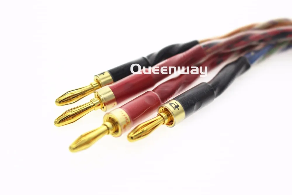 4 шт./компл. hi Fi end hiend бренд U Тип к U/разъем типа банан соединительные кабели для