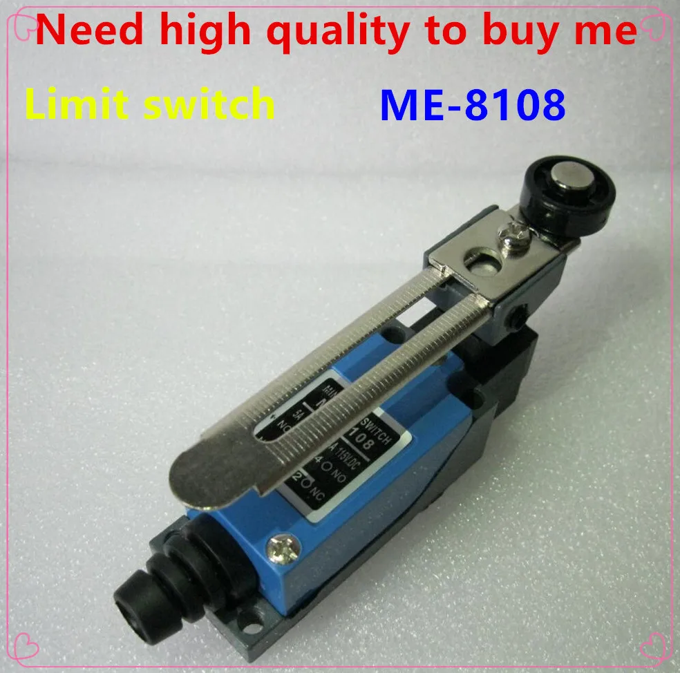 5pcs ME 8108 Momentary 10A 380VAC Roller Arm Type Mini Limit Switch