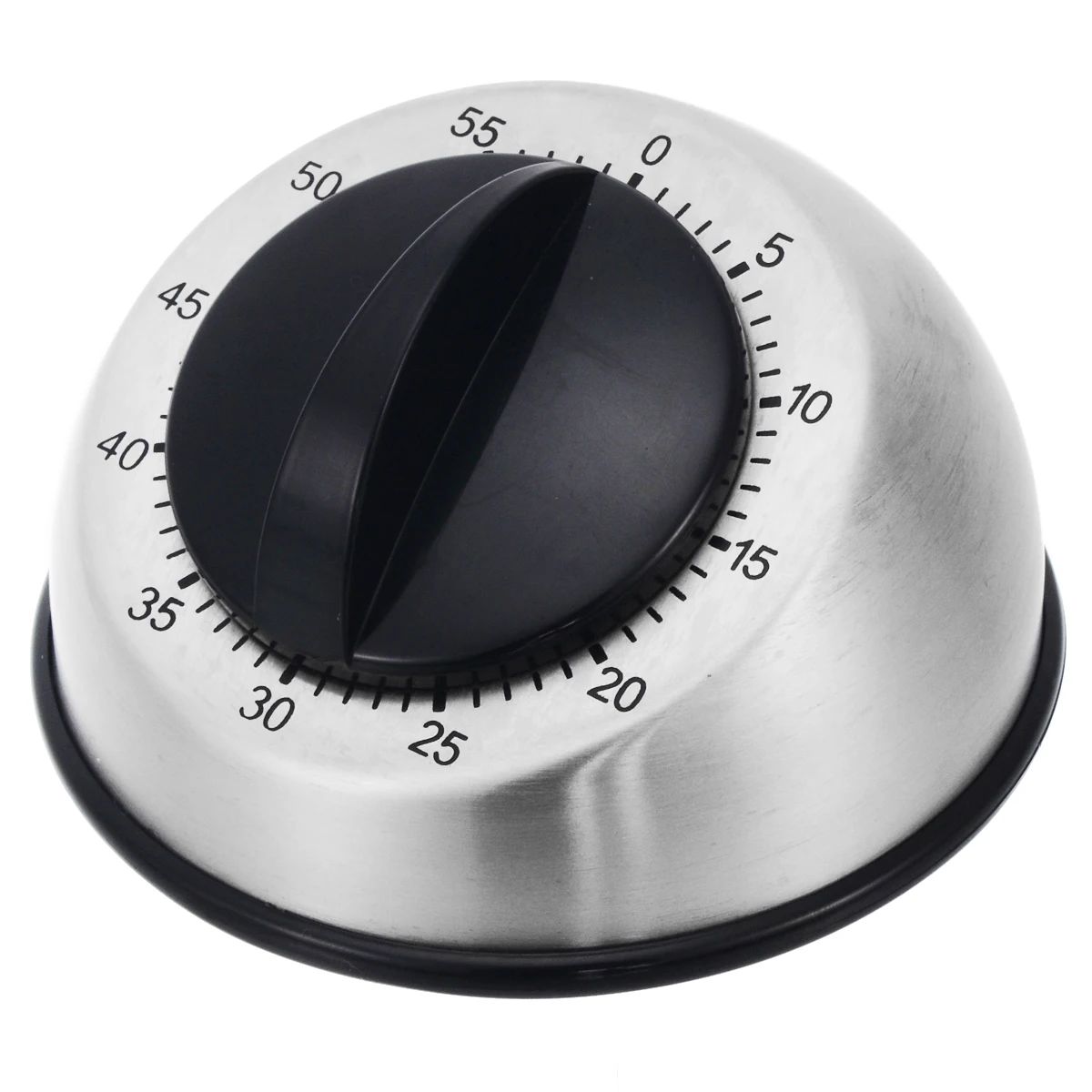 Stainless Steel Kitchen Timer Cooking Chronograph 60 Minutes Long Ring Bell Alarm Loud Reminder Prop For Kitchen Tool