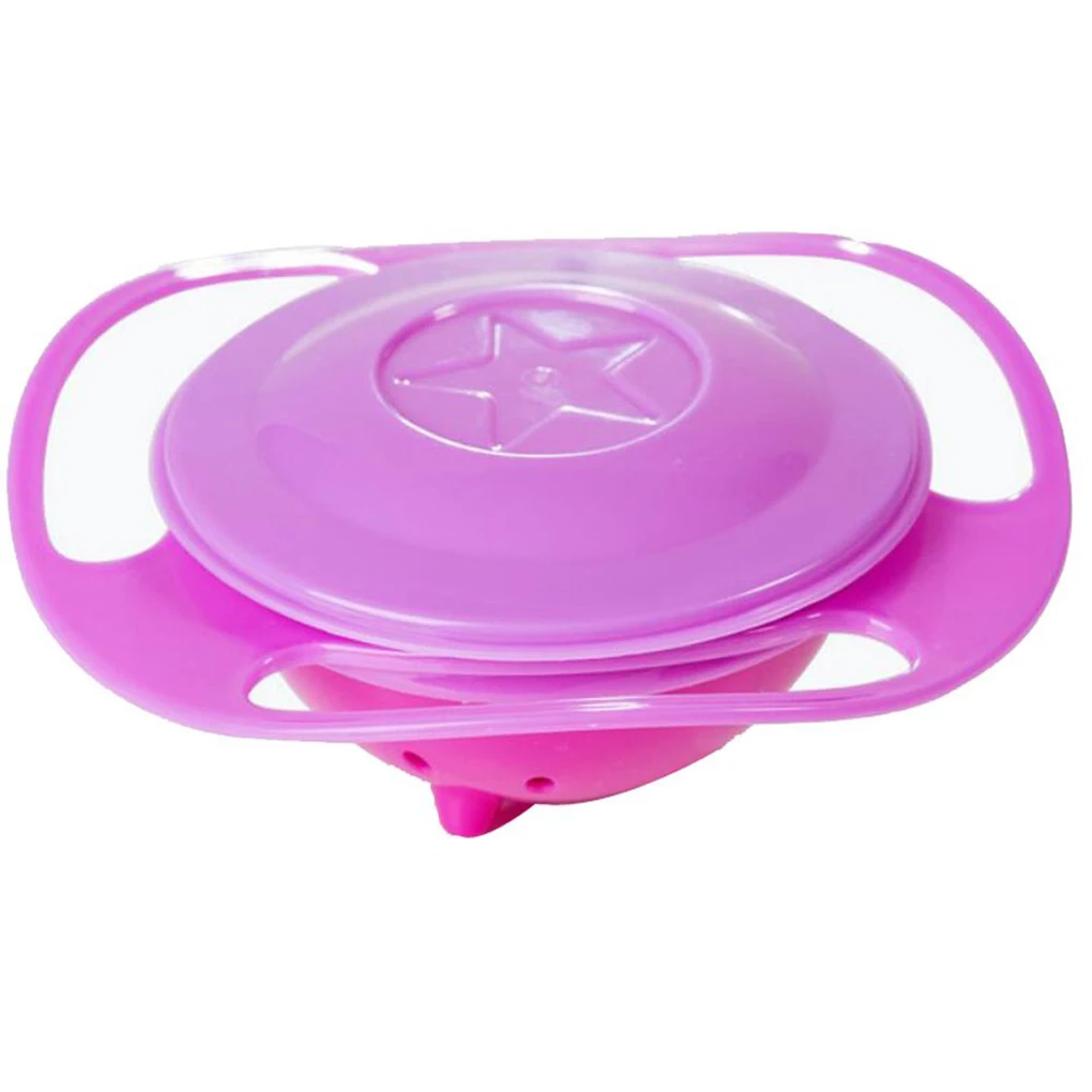 Hot Koop Ontwerp Universele Gyro Kom Gerechten Anti Spill Kom Glad 360 Graden Rotatie Gyroscopische Bowl Voor Baby Kids