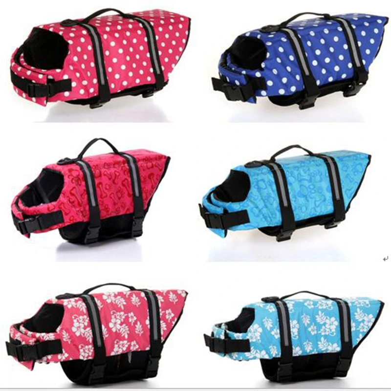 الكلب سترة نجاة الحيوانات الأليفة التوقف الحياة سترة السباحة الحافظ الكلب جرو ملابس السباحة تصفح السباحة سترة أشرطة عاكسة 10 اللون