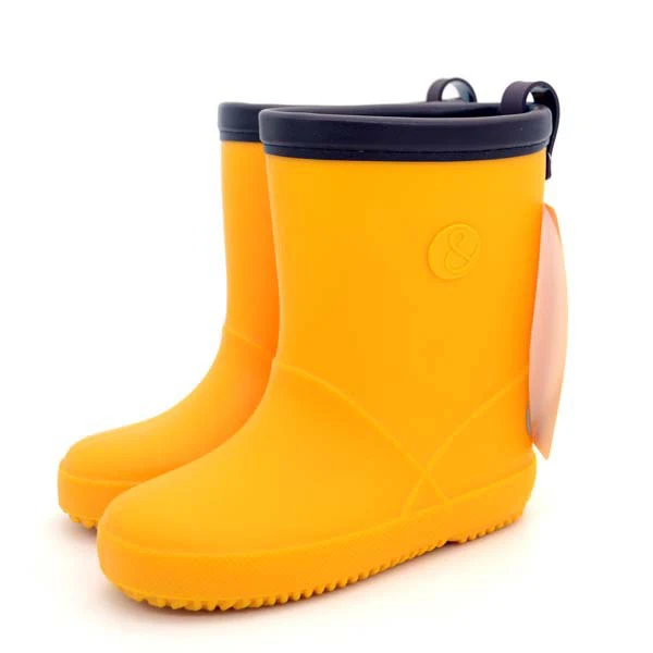 

Maggie's Walker Children Rain Boots Cute Cartoon Waterproof Solid Antiskid Mid-calf Kids Infant Slip-on Boots for kids