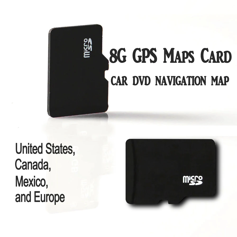 Авто gps навигационная карта Универсальная 8G gps карты Micro Sd TF последняя карта для WinCE автомобильный DVD Россия Испания Франция Германия Италия