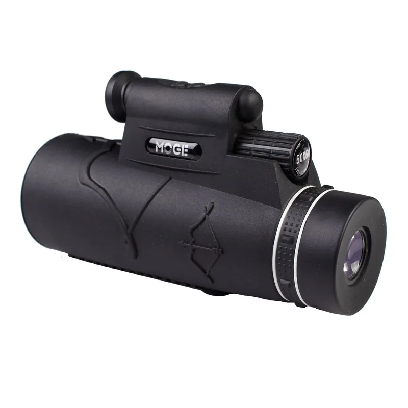 Black HD 50x60 Zoom Binocular Monocular Powerful Laser Flashlight NOT Night Vison Telescope with Tripod Phone Clip for Hunting