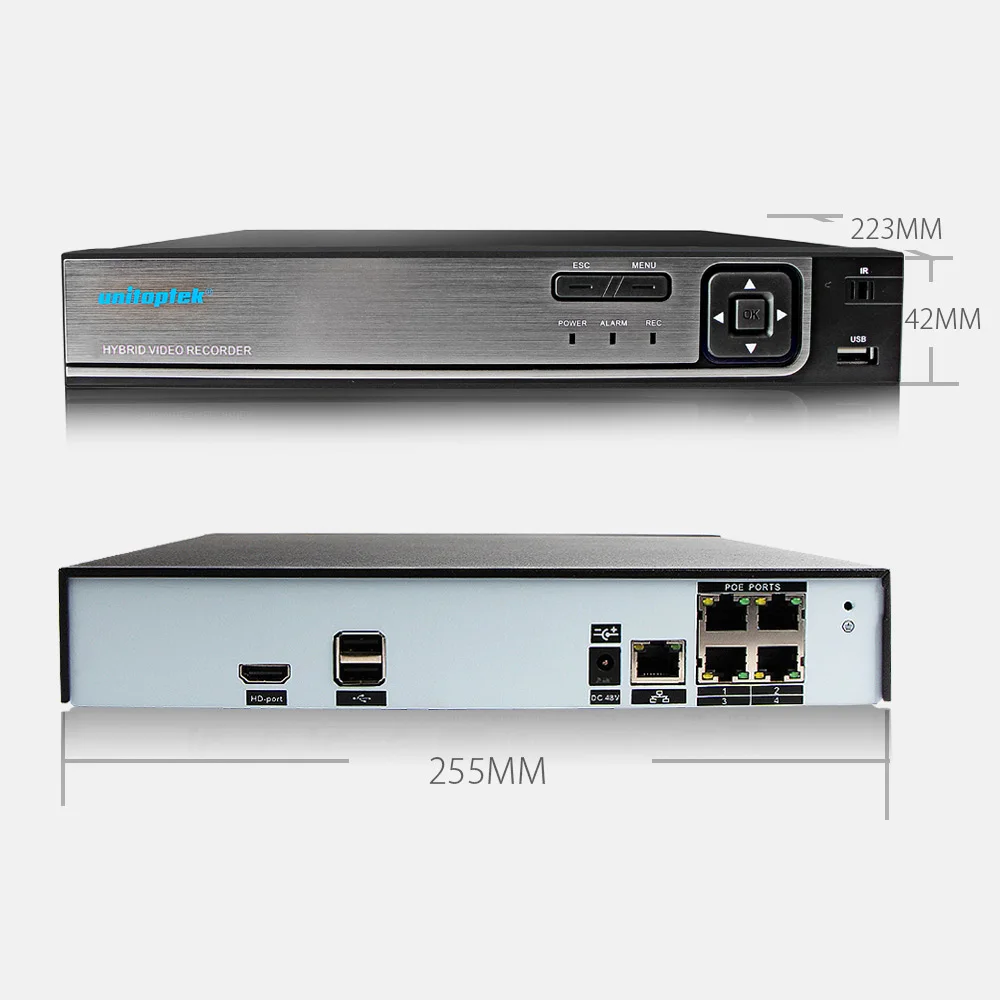 4CH 1080P CCTV NVR система 48V POE 4MP цифровой вход 4 шт 2MP Водонепроницаемая пулевая ip камера
