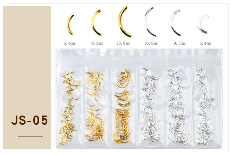 Unha do Metal da Jóia Conjuntos de Beleza Manicure para Unha Decoração Estéreo Profissional Lua Estrelas Salon Faça Você Mesmo Arte 8 Pcs 3d Art 6 Cheap Strass e decorações