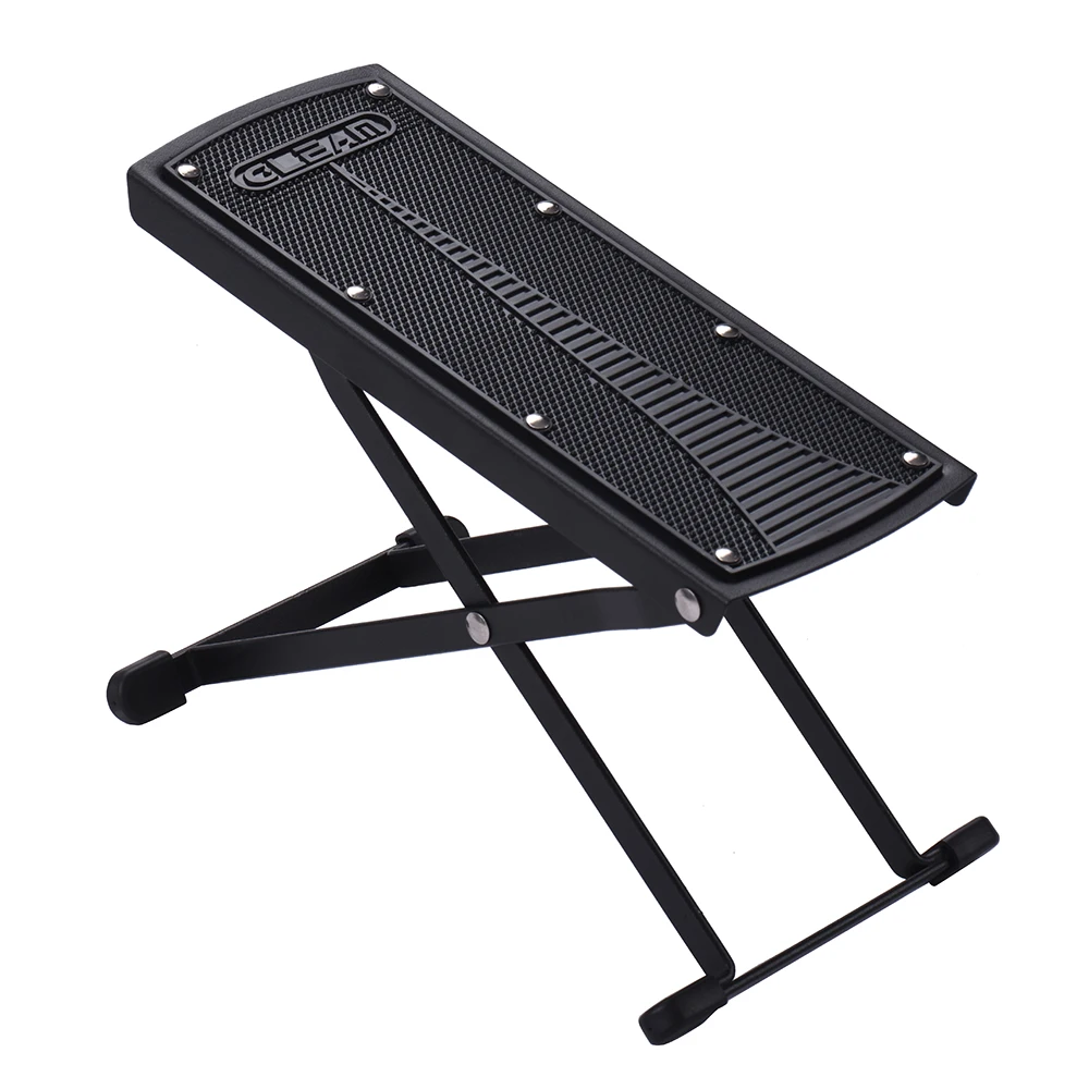 Portable Guitar Foot Rest Pedal Foldable Metal Guitar Foot Rest Stool