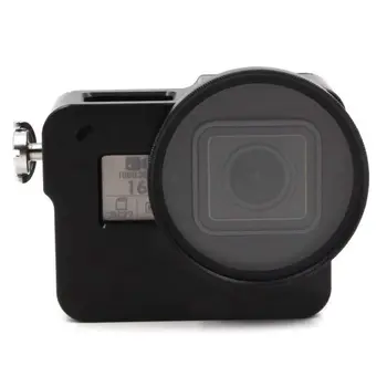 

Aluminum Alloy CNC Side Open Housing Camera Shell Case for GoPro Hero 7/6/5,Metal Skeleton Protective Cage with Backdoor case