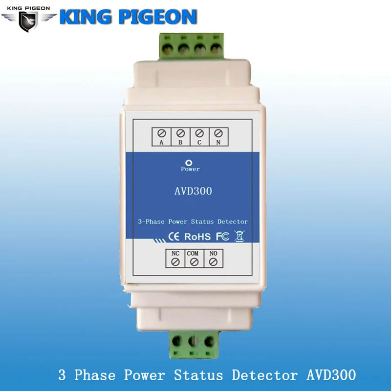 3 phase power status detector