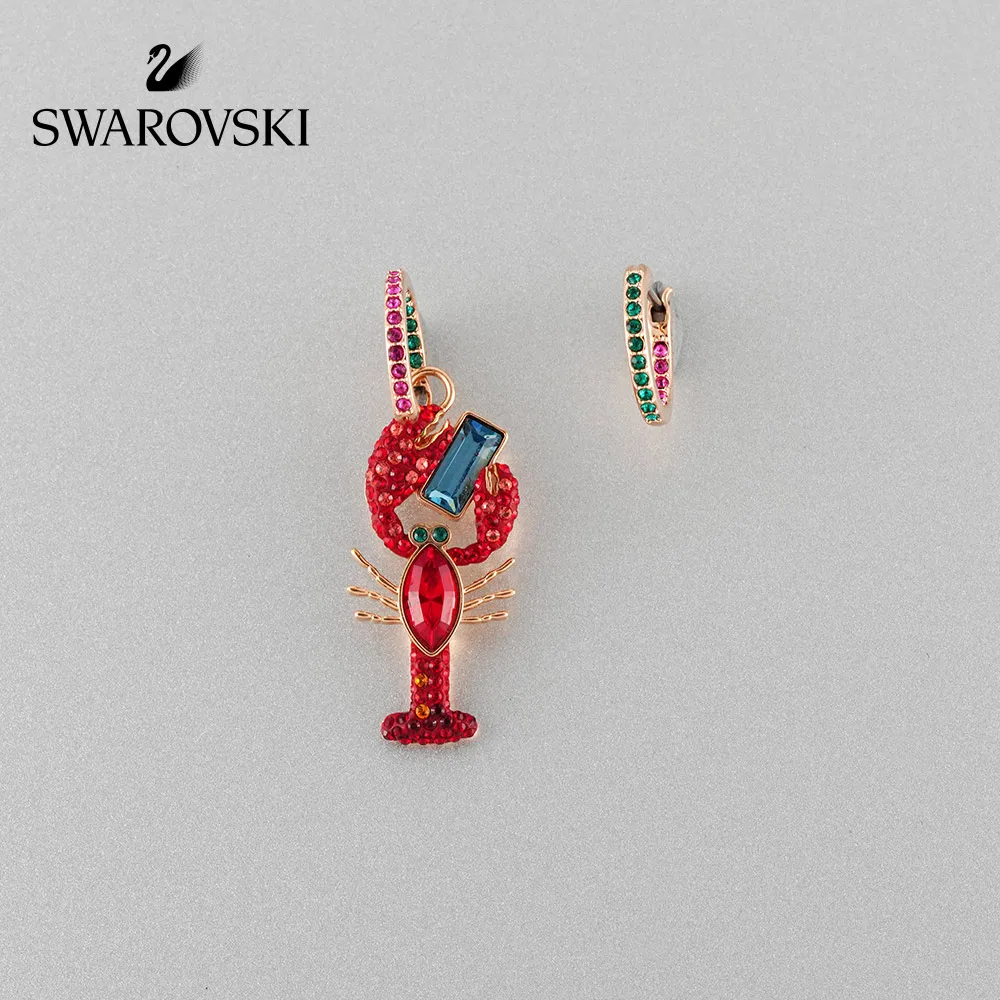 

Original Genuine Swarovski OCEAN fun lobster nifty bright summer vitality female earring 5452555