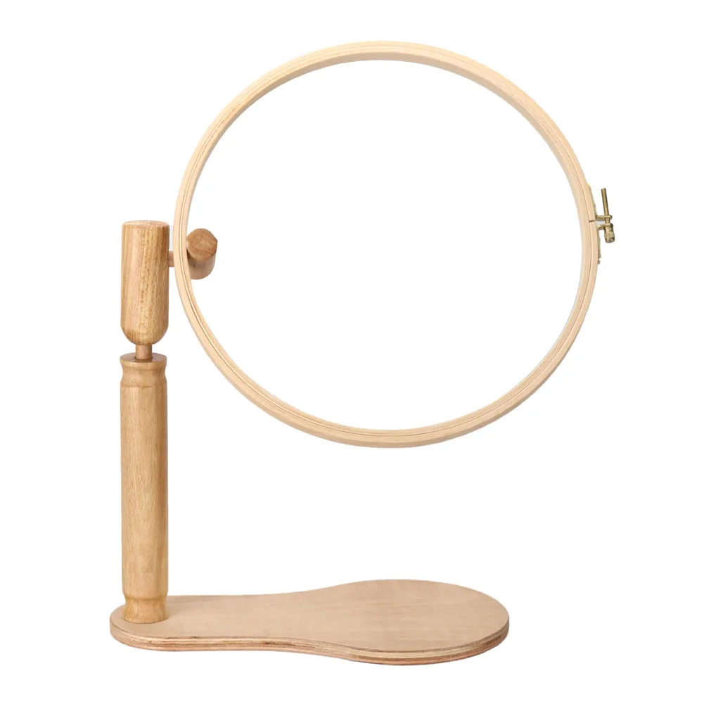 Embroidery Stand Hoop Wood Embroidery Cross Stitch Hoop Set Hoop Ring