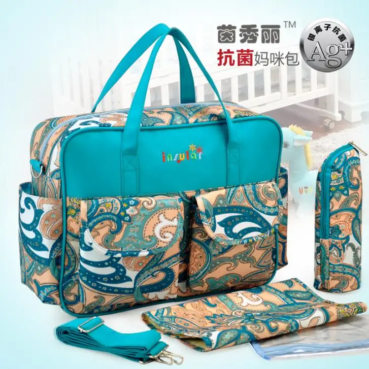 Горячая продажа Антимикробная Детская сумка для подгузников водонепроницаемая сумка для мамы модная сумка для подгузников с