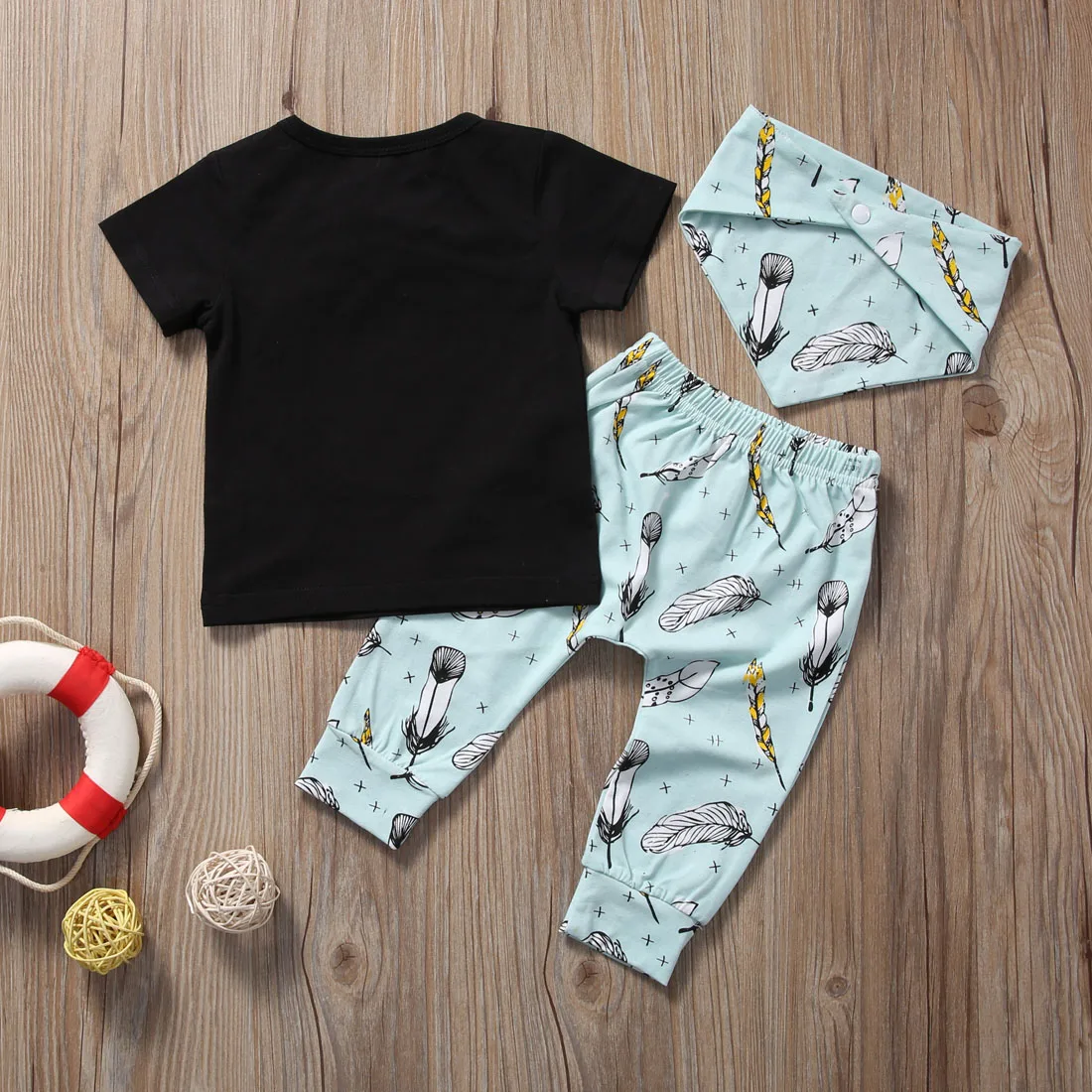 Комплект одежды для новорожденных мальчиков и девочек, футболка, топы с короткими рукавами, штаны, милая одежда для маленьких мальчиков