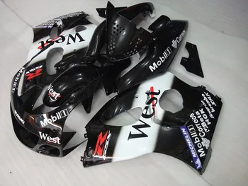 

7gifts For SUZUKI GSX-R600 96 97 GSX R600 96-00 GSXR 600 98 99 00 GSXR600 96 1996 1997 1998 1999 2000 WEST BLACK Fairing