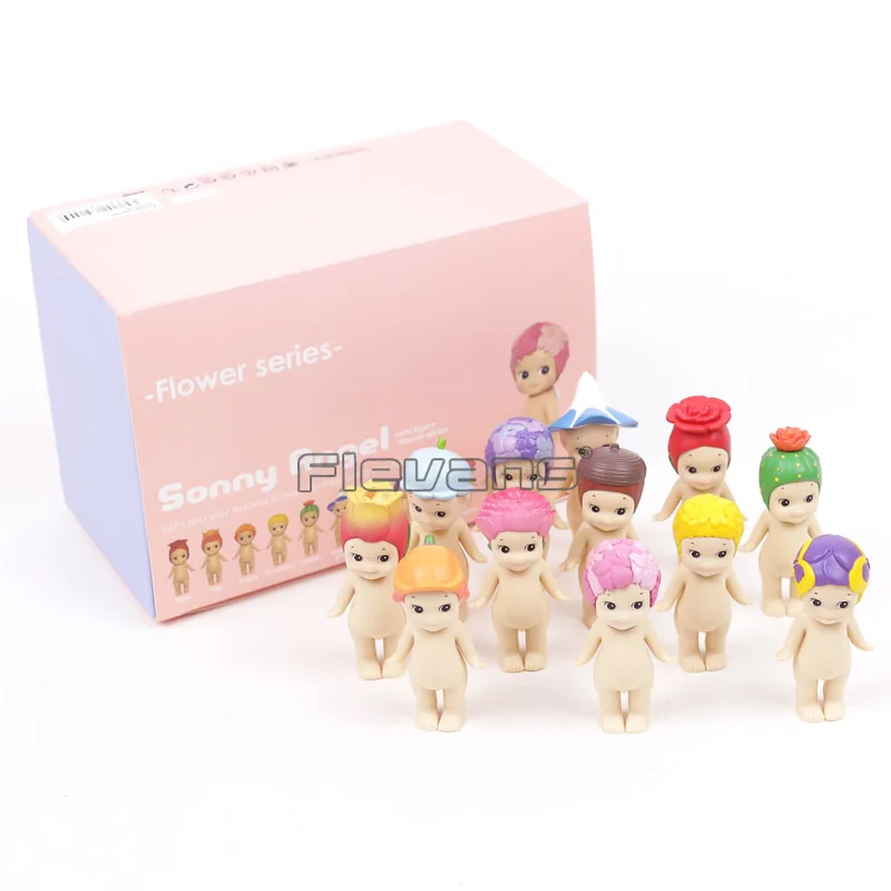 

Sonny Angel Flower Series Mini PVC Figures Toys Dolls Full Set of 12 pcs Christmas Birthday Gift