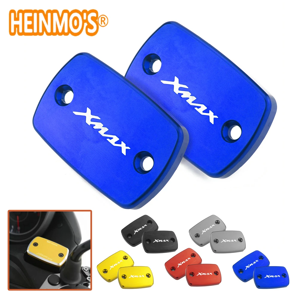 

xmax 300 Front Brake Fluid Tank Cover For yamaha x max Clutch Oil Reservoir Cap xmax 300 for yamaha Motorcycle Accessorie 2 PCS