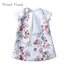 Новинка; Детская осенняя одежда; платье для маленьких девочек; детское праздничное платье принцессы с рукавами и принтом; милая Одежда для девочек; Robe Fille