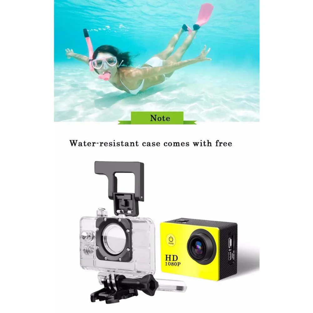 OWGYML Outdoor Sport Action Mini Camera Waterproof Cam DV Screen Color Water resistant Video Surveillance underwear cameras 120 OWGYML Outdoor Sport Action Mini Camera Waterproof Cam DV Screen Color Water resistant Video Surveillance underwear cameras 120