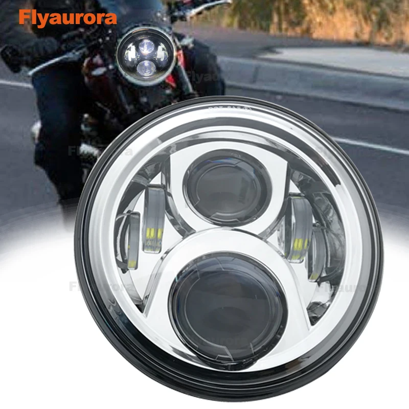 Универсальный 7 &quotLed автомобиль мотоцикл фар H4 Phare фарол Moto фары головного света
