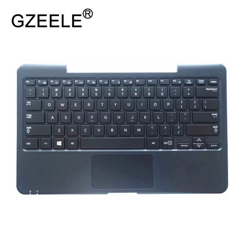 

GZEELE NEW US Laptop Palmrest Keyboard bezel For SAMSUNG XE700T1C XE500T1C 500T1C English Topcase upper case with touchpad cover