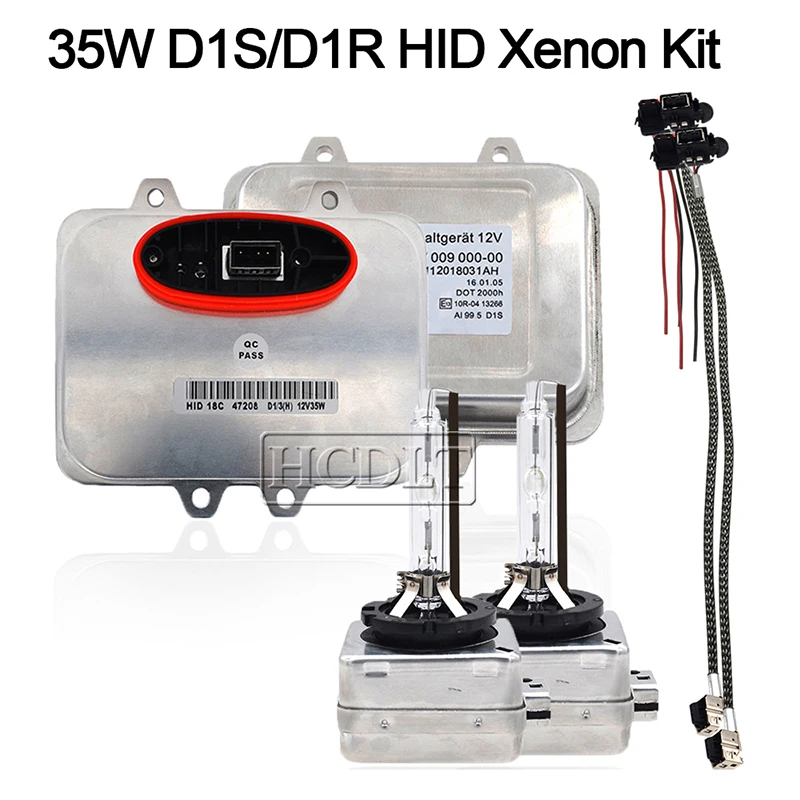 HCDLT 35 Вт ксенон D1S HID комплект фар для автомобиля D1R HID балласт Reator 5DV00900000 D1S ксеноновая лампа 4300 К 5000 К 6000 К 8000 К