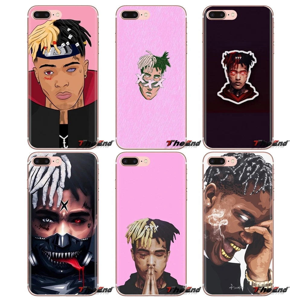 Soft Transparent Skin Case For Samsung Galaxy J1 J2 J3 J4 J5 J6 J7 J8 Plus 2018 Prime 2015 2016 2017 Hip hop Rapper xxxtentacion |