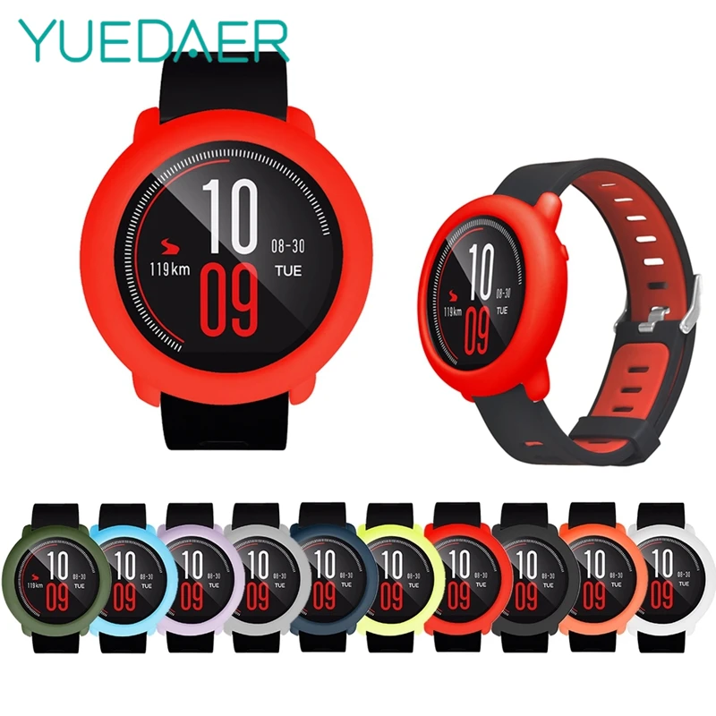 YUEDAER полный защитный чехол для Xiaomi Amazfit Pace Coque противоударный для Amazfit Pace мягкий защитный из ТПУ кремния