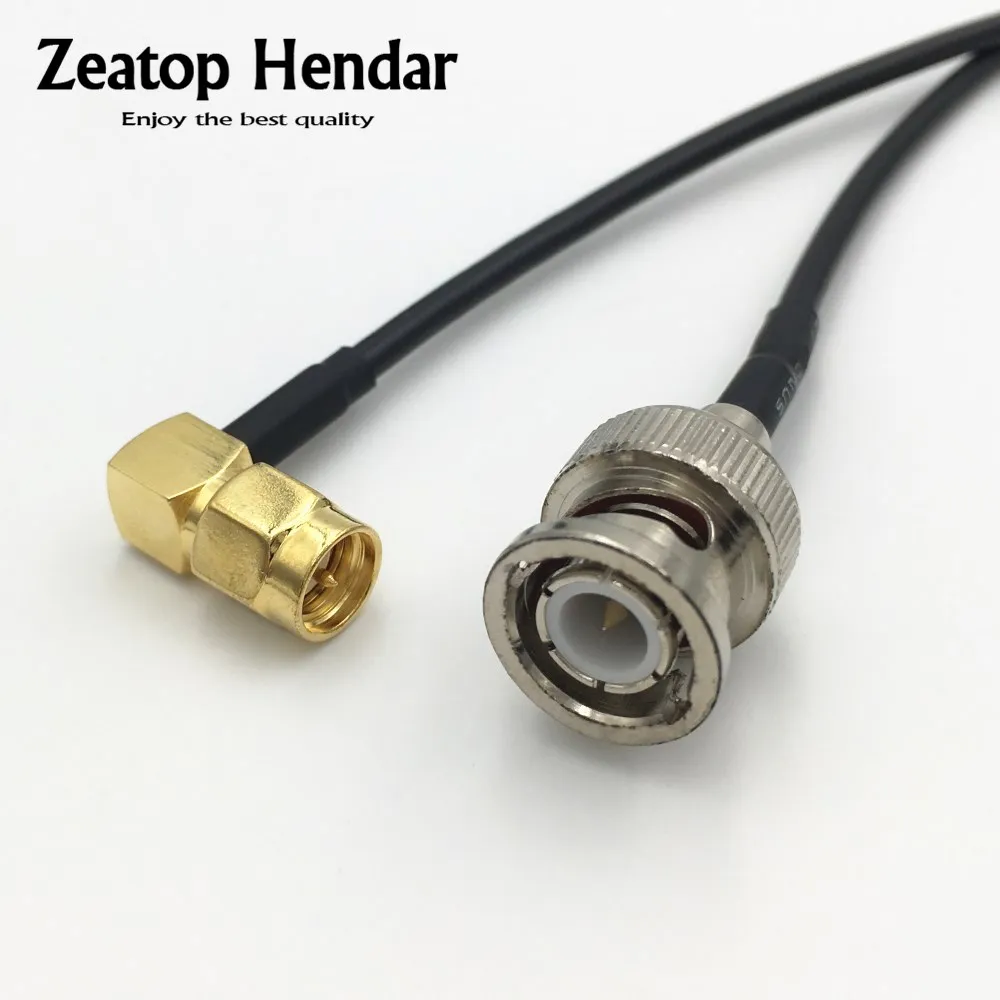 10 шт. правый угол SMA штекер BNC RG174 скачок RF коаксиальный удлинитель см 15 20 30 50 1 м 2 3 5 |