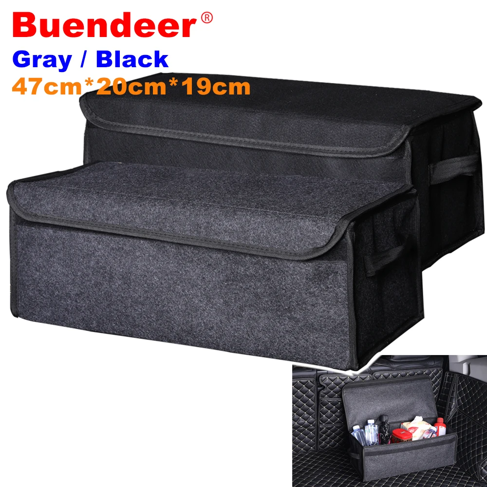 Buendeer органайзер для багажника автомобиля 47*20*19 см вместительная