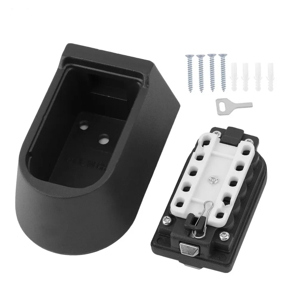 

10 Digit Combination Key Safe Box Wall Mounted Num Outdoor Spare Keys Holder Home Garage Shed Storage Security Padlock