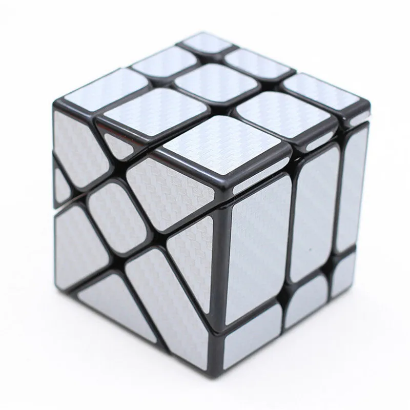 

Moyu MYMF 3x3x3 Unequal layer Fisher Speed Magic Cube Moving Edge Twist Puzzle Funny Toy silver ABS Ultra-Smooth Brain Teaser