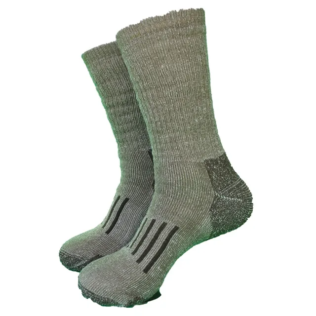 SNOW SPEED Winter Classic Whole Terry Thick Merino Wool Hiking Socks