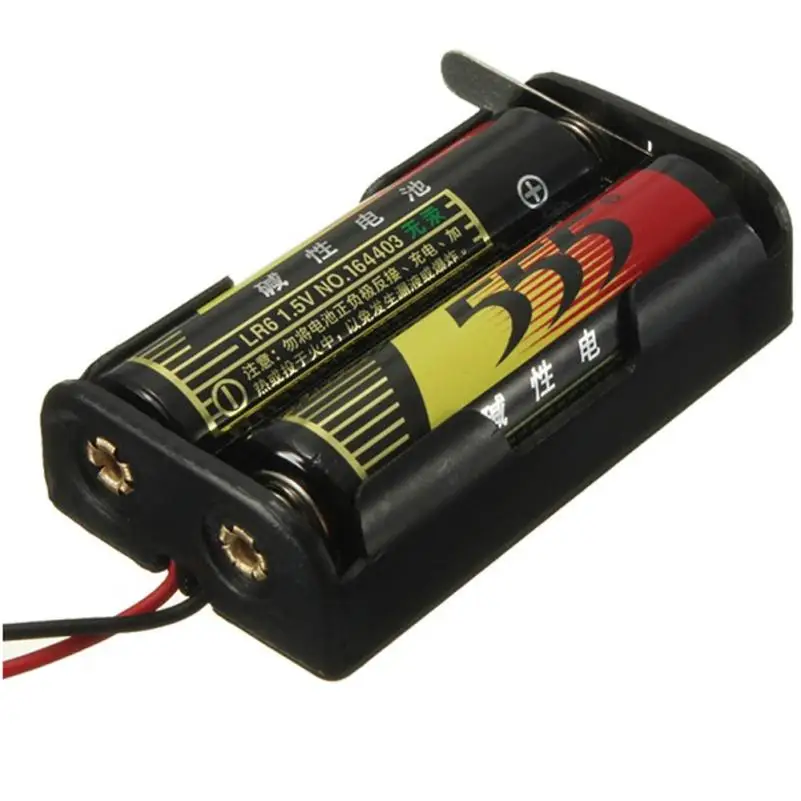 New 3V Series Battery Case With Switch And Wired 2 x AA_KXL0727in