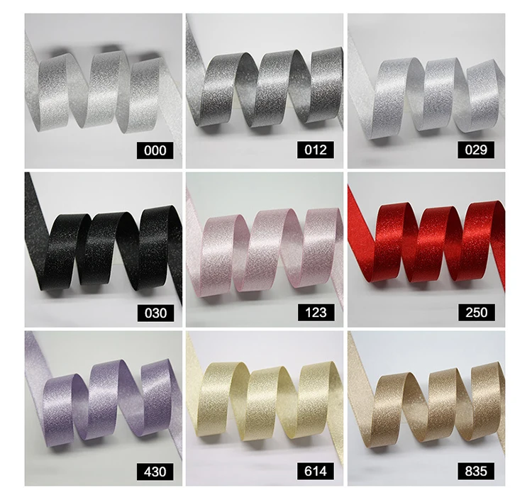 YAMA Silver Purl Satin Ribbon 19 22 25 38 mm 3/4