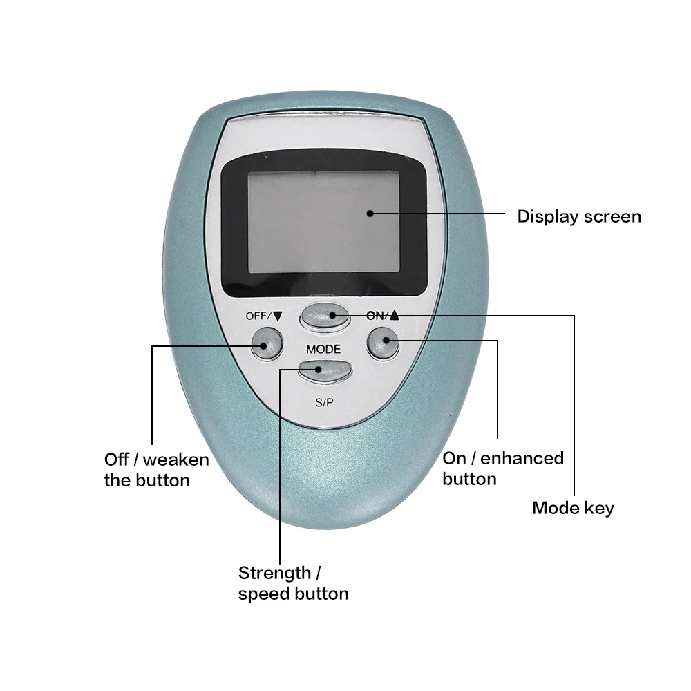 Electric Full Body Muscle Stimulator LCD Screen Pulse Tens Acupuncture Therapy Massager Body Massage Machine Relax Pain Relieve Electric Full Body Muscle Stimulator LCD Screen Pulse Tens Acupuncture Therapy Massager Body Massage Machine Relax Pain Relieve