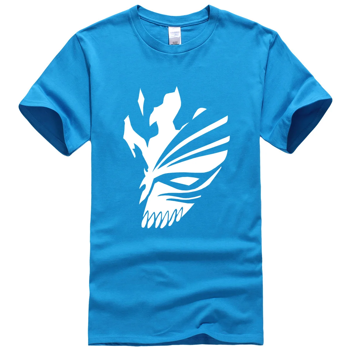 Blue Bleach T-Shirt Anime White Print