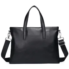 Повседневные мужские деловые сумки на плечо из натуральной кожи Портфель винтажные курьерские дорожные сумки мужские сумки для ноутбука